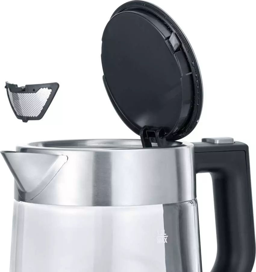 Bouilloire SEVERIN Verre 1L 2200W Inox - 3468