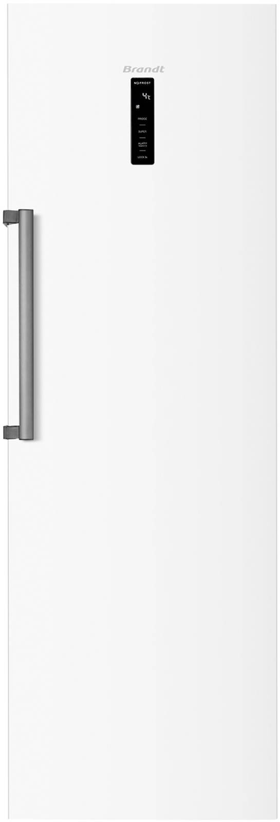 BRANDT Réfrigérateur 1 porte Fast No Frost 359L Blanc - BFL8620NW