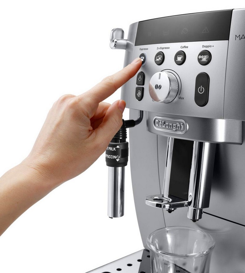 Robot expresso DELONGHI Broyeur, Magnifica S Smart, Inox - ECAM25031SB