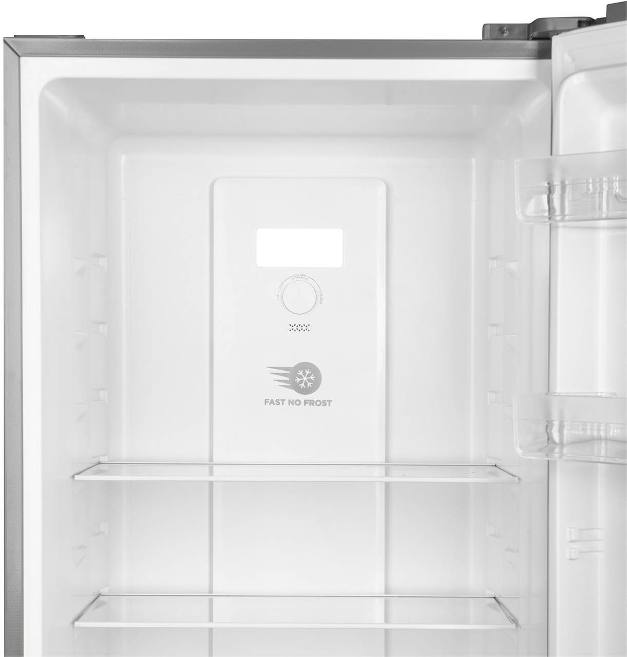BRANDT Réfrigérateur congélateur bas Fast No Frost 293L Inox - BFC8600EX