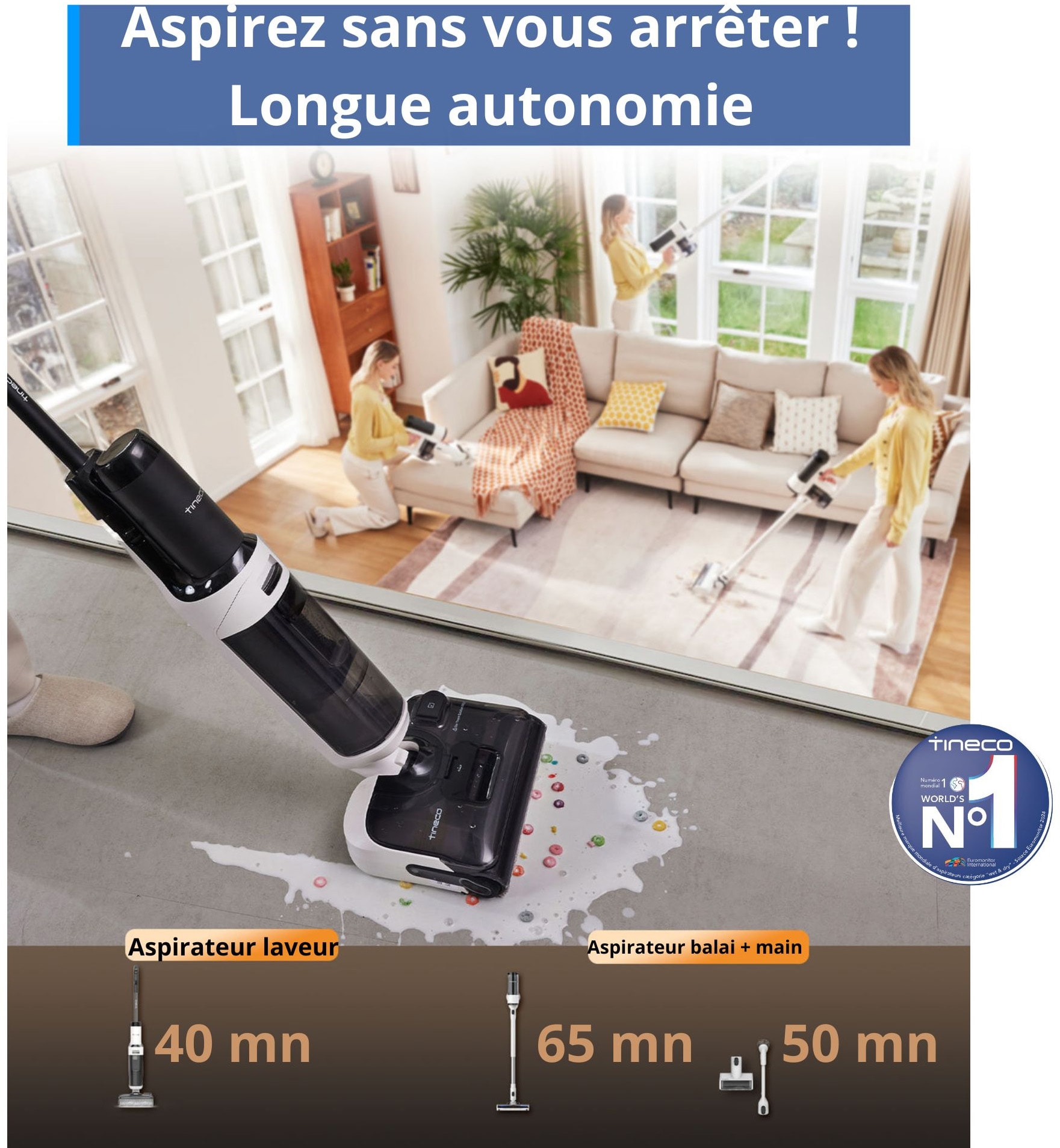Aspirateur laveur TINECO - FLOORONE-S6SWITCH Aspirateur laveur TINECO - FLOORONE-S6SWITCH