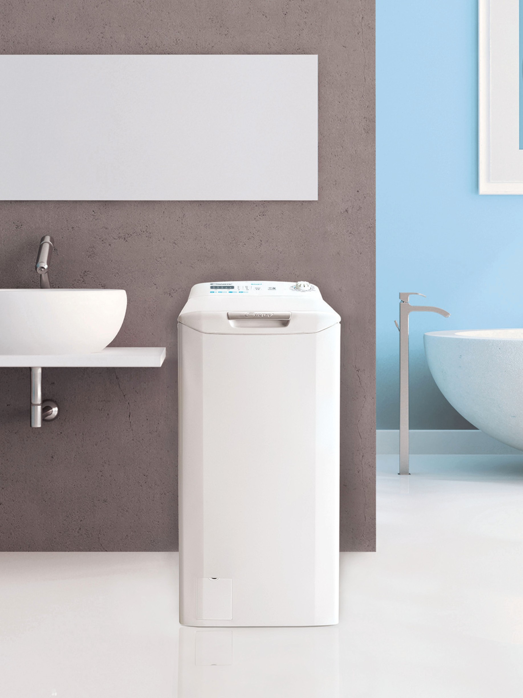 CANDY Lave linge Top 15 programmes Smart Touch 1400 trs/mn 61db 6kg