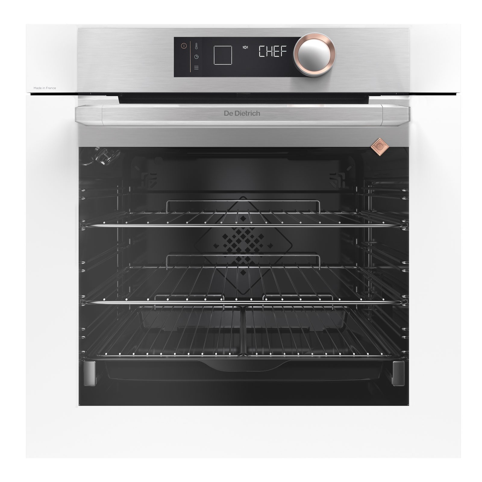 DE DIETRICH Four encastrable pyrolyse Basse temperature Mode Chef 73L Blanc  DOP8360W