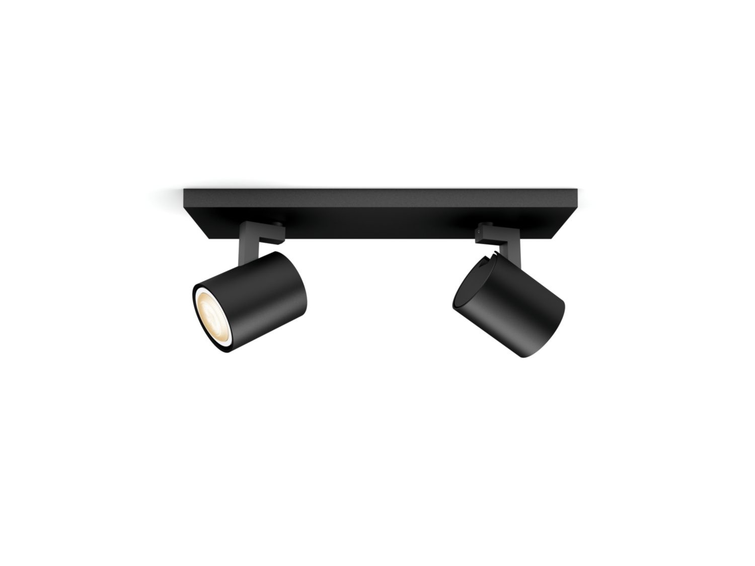 PHILIPS HUE Lumière connectée HWA RUNNER Spot barre tube 2x5.5W Noir HUE-2SPOTRUNNER-NOIR PHILIPS HUE Lumière connectée HWA RUNNER Spot barre tube 2x5.5W Noir HUE-2SPOTRUNNER-NOIR