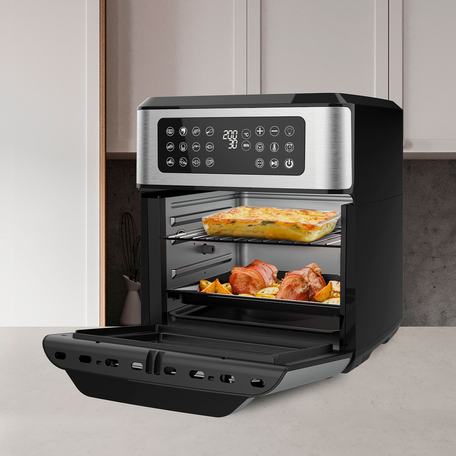 Friteuse à air chaud TAURUS Digital Grill 12L 1800W 12 programmes - DIGITALGRILL