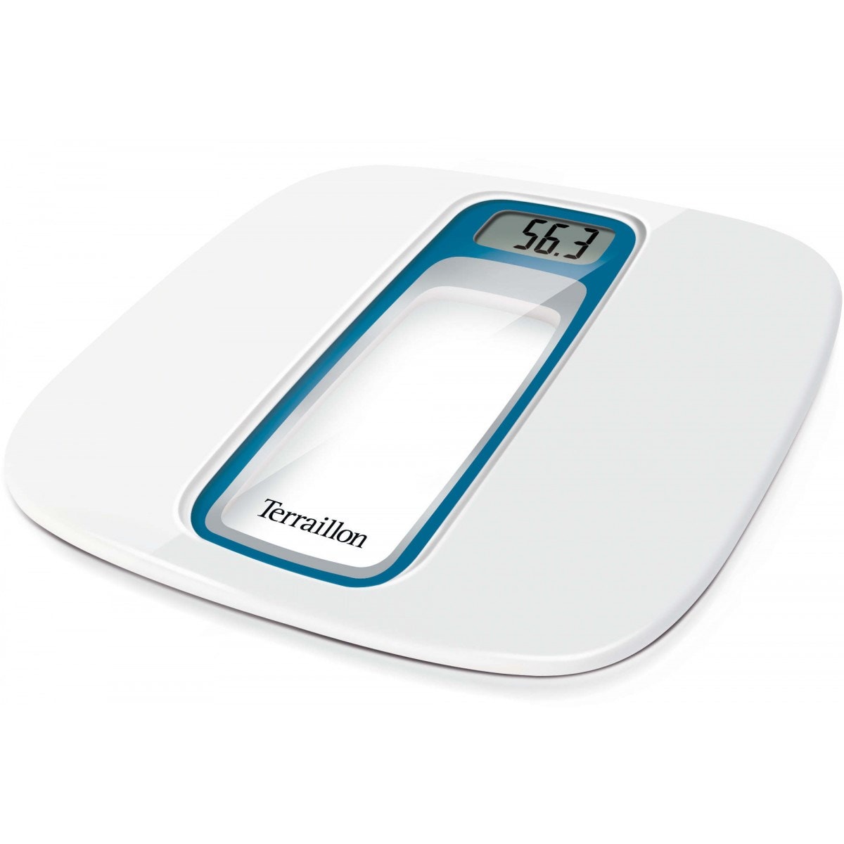 Pèse personne TERRAILLON Electronique Mesure masse grasse Blanc WINDOWBLEU