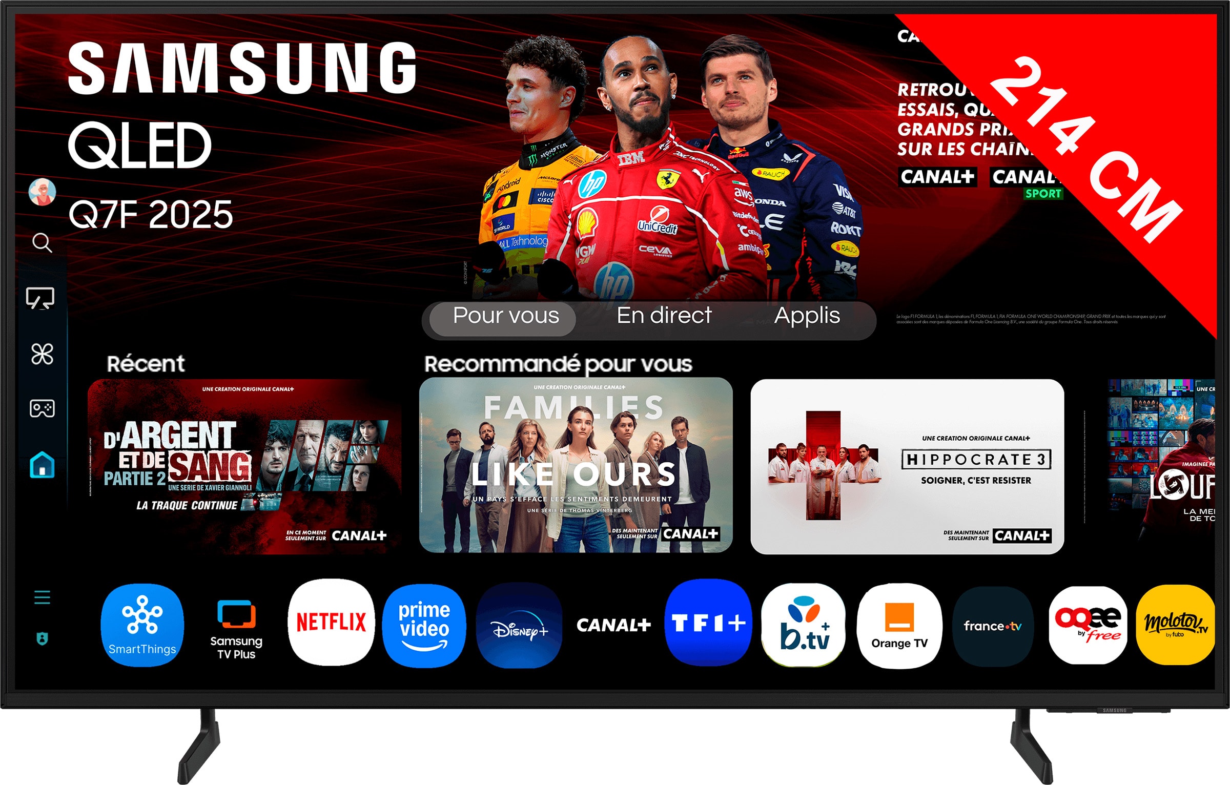 TV QLED 4K 214 cm SAMSUNG - TQ85Q7F TV QLED 4K 214 cm SAMSUNG - TQ85Q7F