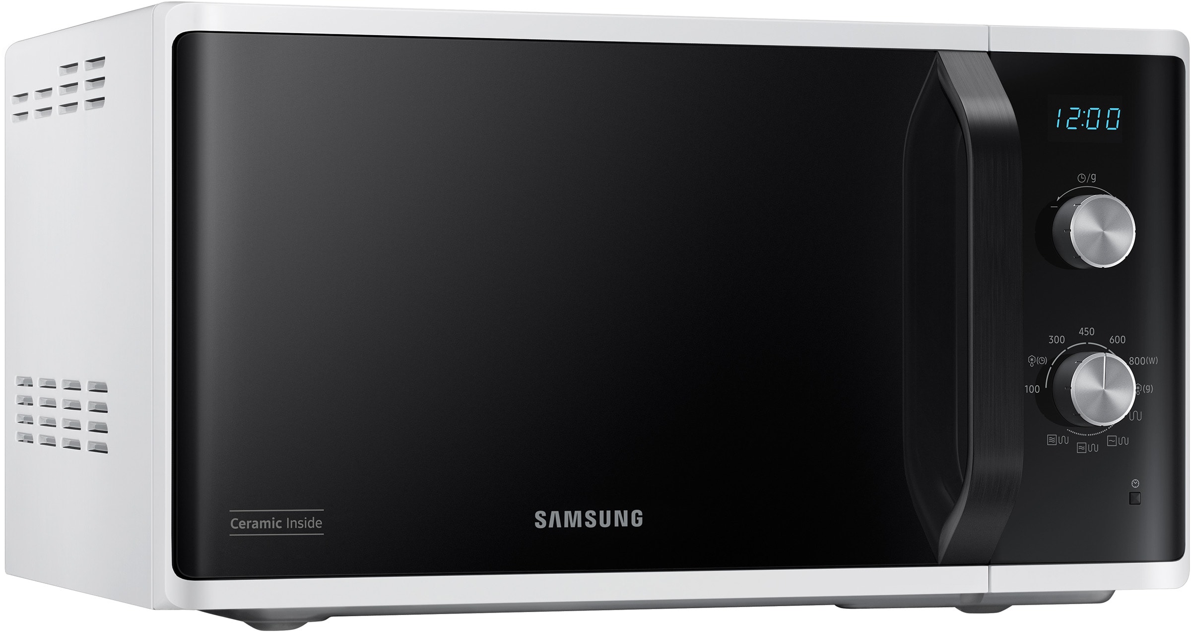 Micro ondes Grill SAMSUNG 800W 23L Blanc - MG23K3614AW