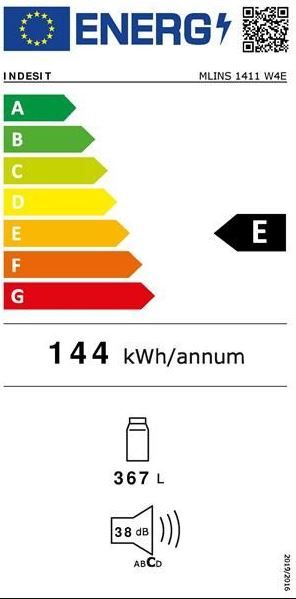 Réfrigérateur 1 porte INDESIT  - MLINS1411W4E