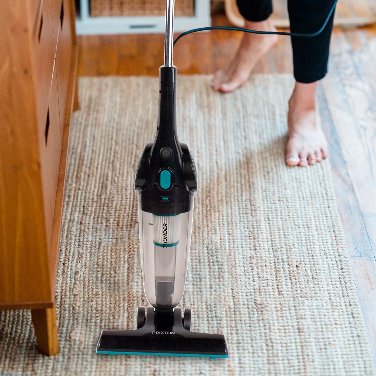 Aspirateur balai PRIXTON Thunder Noir - THUNDERBLACK Aspirateur balai PRIXTON Thunder Noir - THUNDERBLACK