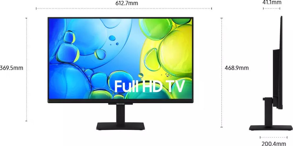 TV LED Full HD 68 cm SAMSUNG 27" 60Hz Noir - TU27F6005