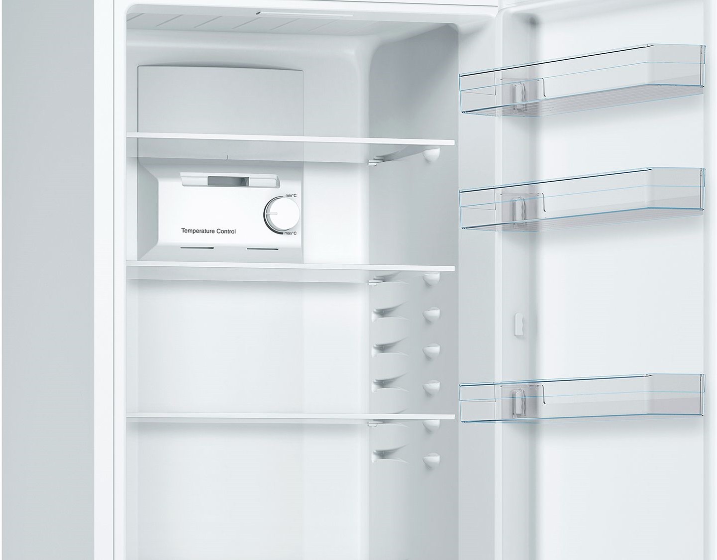 Réfrigérateur congélateur bas BOSCH Série 2 NoFrost MultiAirflow 302L Blanc - KGN36NWEA