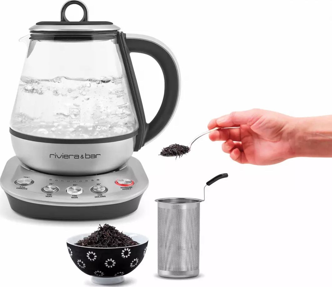 Théière électrique RIVIERA & BAR Température réglable 1L 800W Inox - BTH450