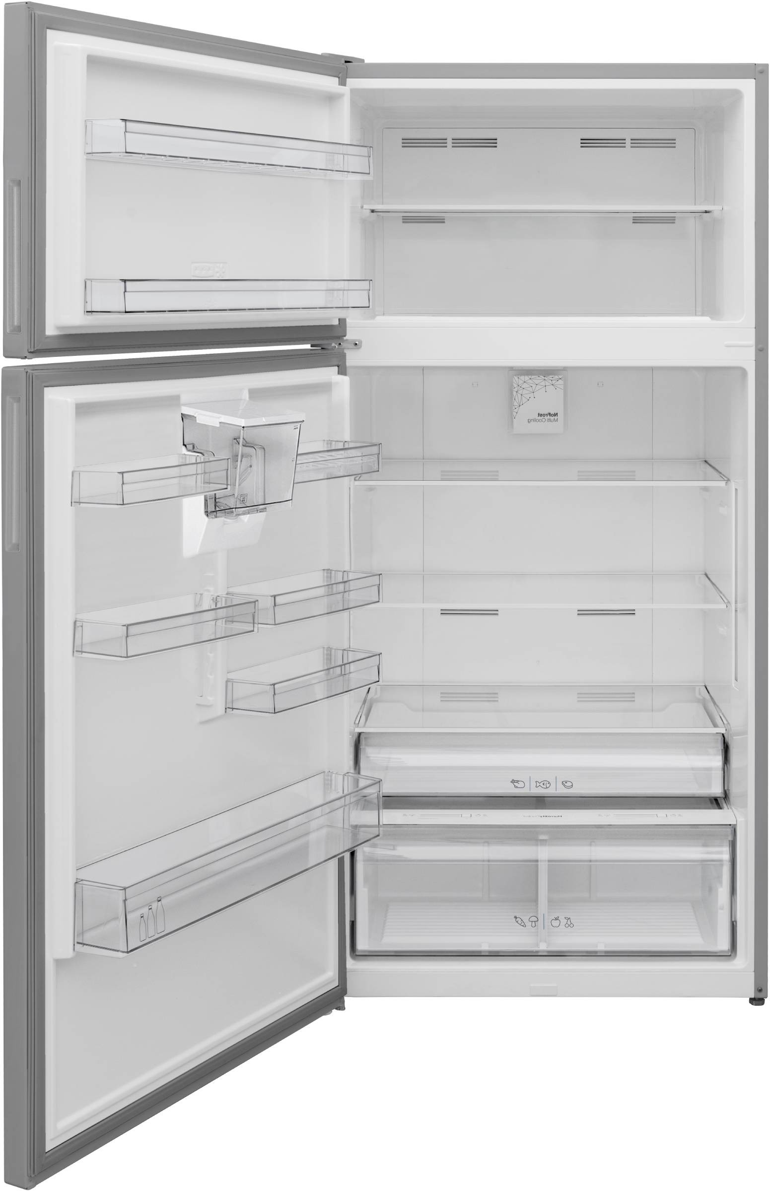 TELEFUNKEN Réfrigérateur congélateur haut No Frost Multi Cooling 587L Inox - R2P643NEXD