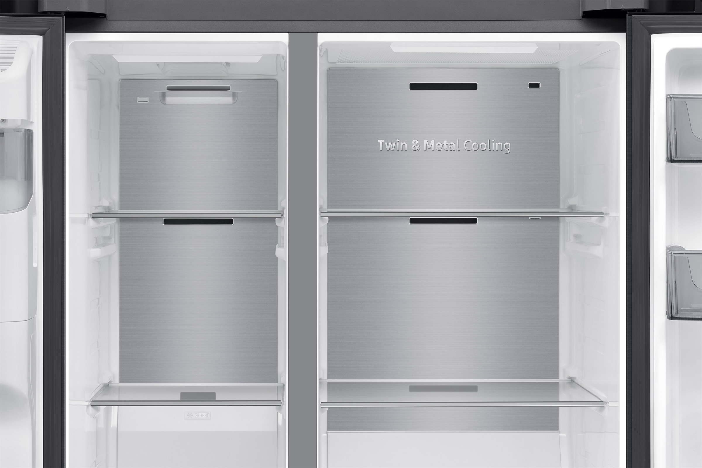 Réfrigérateur américain SAMSUNG No frost 634L Inox - RS70F66KCF