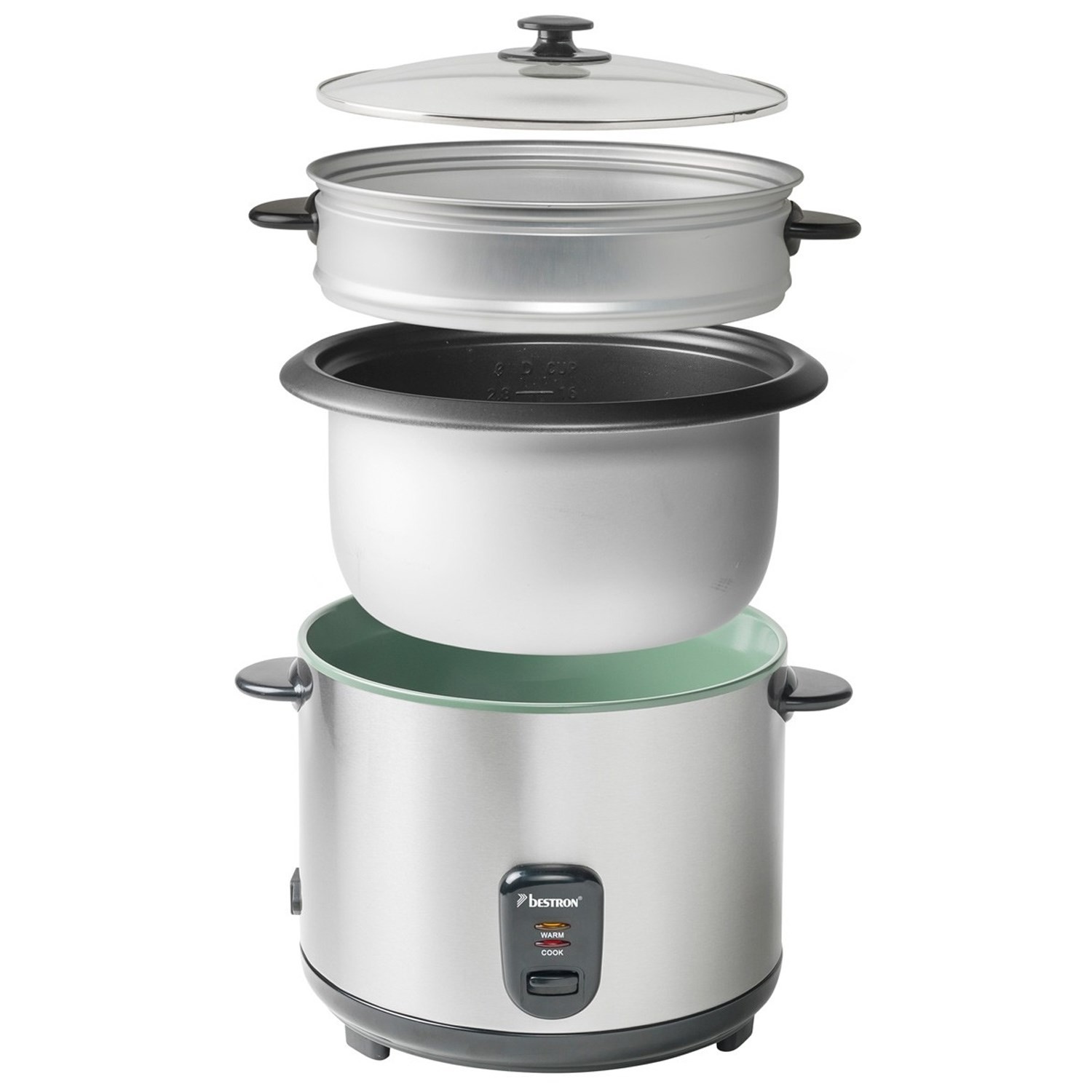 Cuiseur riz BESTRON 15personnes, 2.8L, 1000W - ARC280