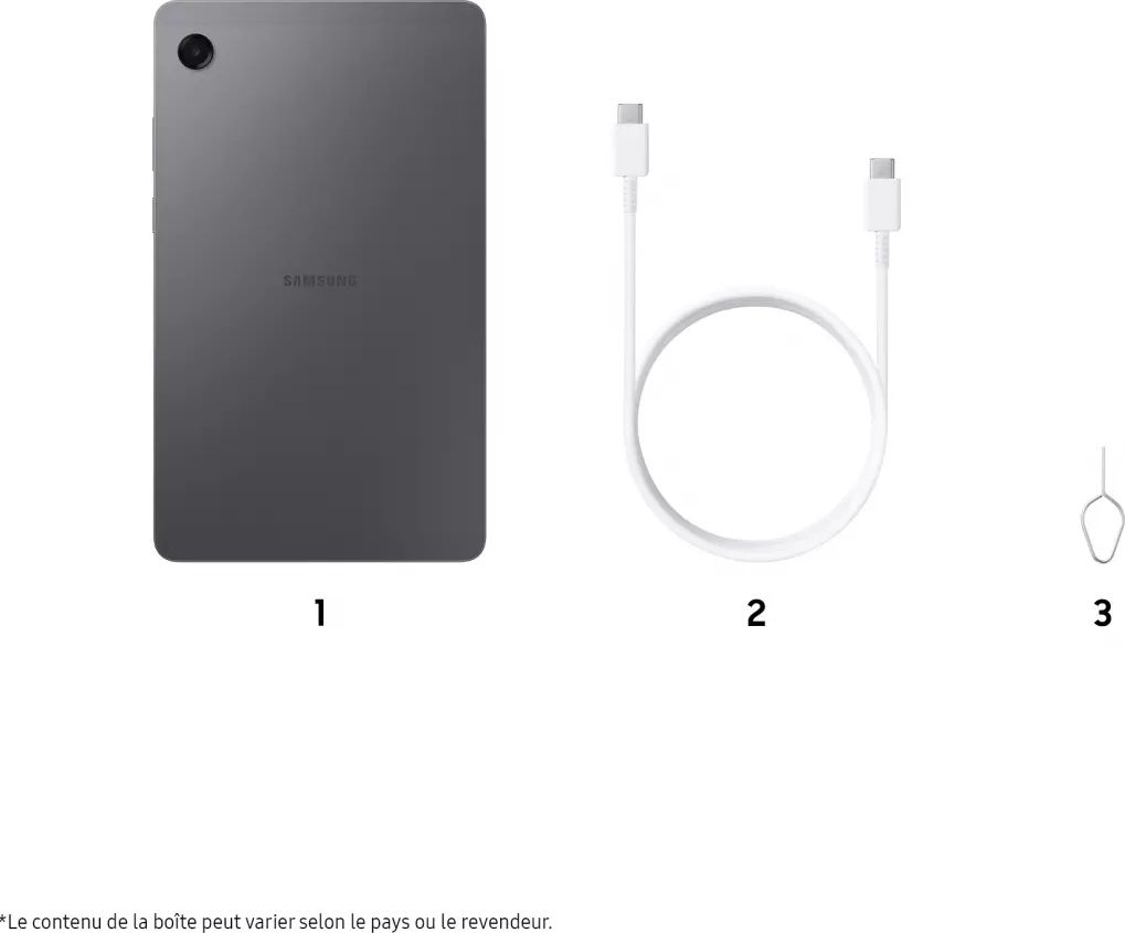 Tablette SAMSUNG 8.7" Wi-Fi 64Go Gris - GALTABA11-64-GRIS