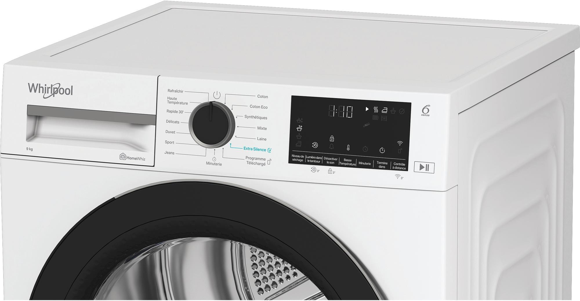 Sèche-linge pompe à chaleur WHIRLPOOL - CWD94MWBSFR Sèche-linge pompe à chaleur WHIRLPOOL - CWD94MWBSFR