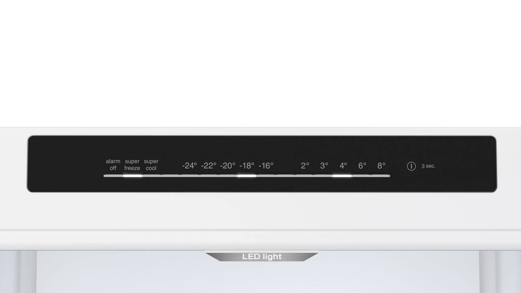 Réfrigérateur congélateur bas BOSCH 363L No Frost Gris - KGN39VLCT