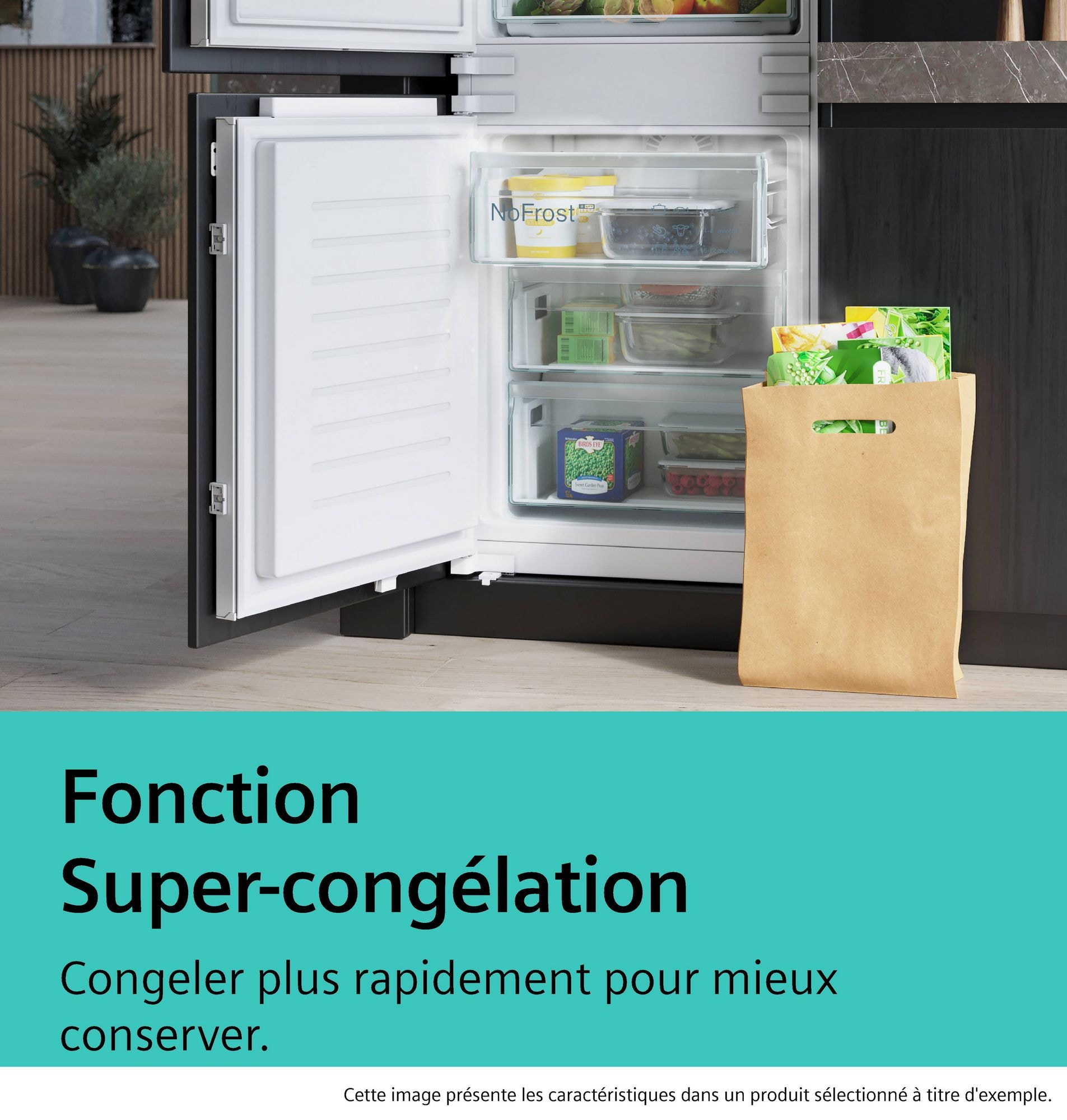 Réfrigérateur congélateur bas SIEMENS  - KI86NSDB0