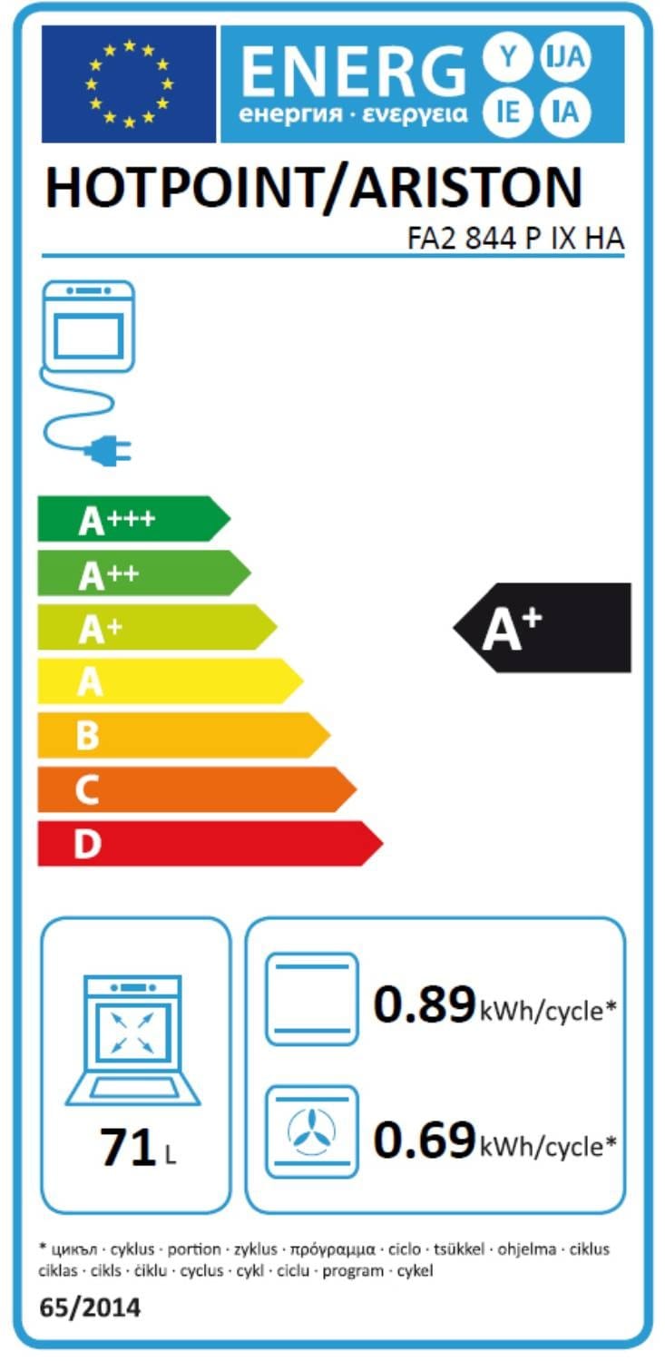 Four encastrable pyrolyse HOTPOINT ARISTON  - FA2844PIXHA