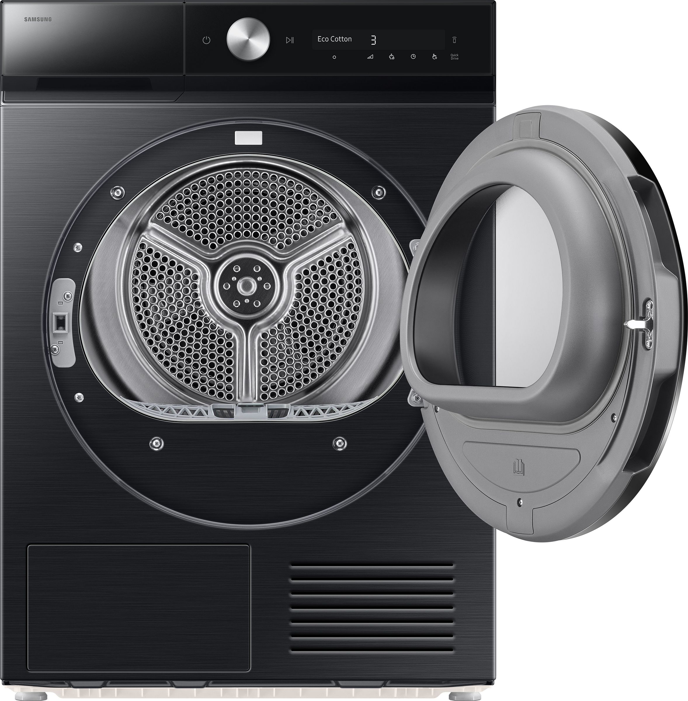 Sèche-linge pompe à chaleur SAMSUNG 9kg Moteur induction Connecté Noir - DV90DB8845GBU3