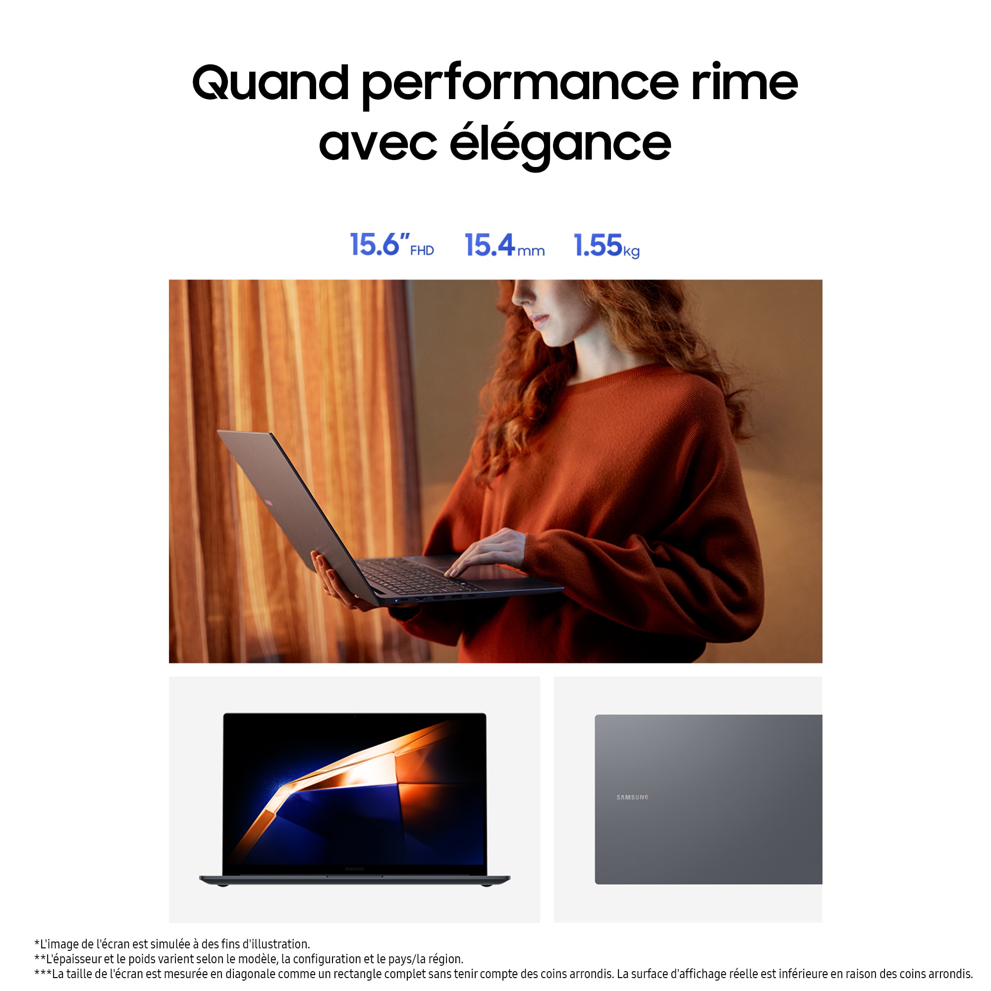 PC portable 15 pouces SAMSUNG 15.6" Intel Core 7 150U 16Go RAM 512Go SSD - NP750XGK-KB1FR PC portable 15 pouces SAMSUNG 15.6" Intel Core 7 150U 16Go RAM 512Go SSD - NP750XGK-KB1FR