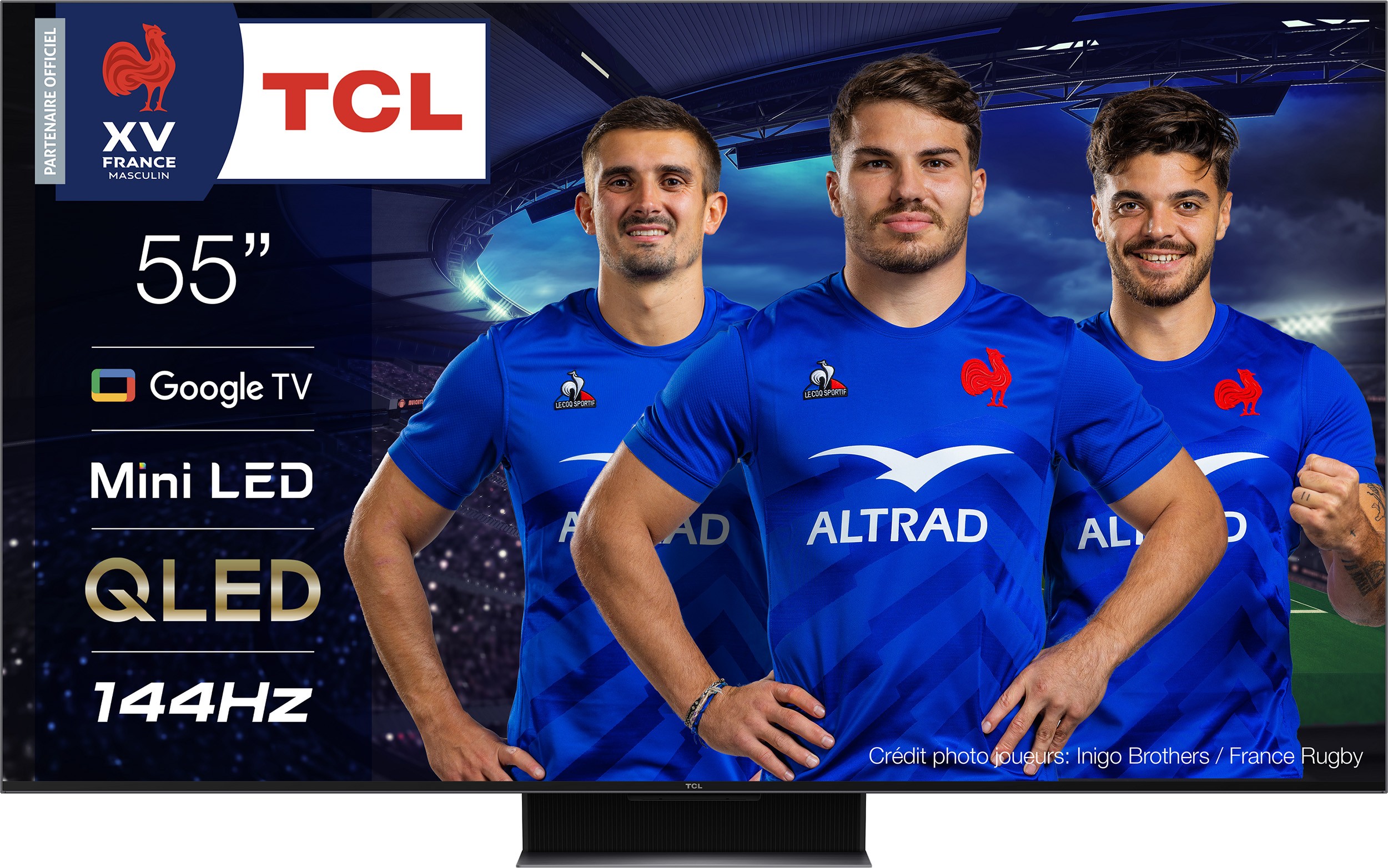 TCL TV QLED 4K 139 cm 144Hz Dolby Atmos 55" TCL TV QLED 4K 139 cm 144Hz Dolby Atmos 55"