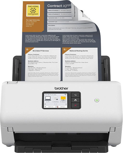 Scanner à défilement BROTHER  - ADS4500WRE1