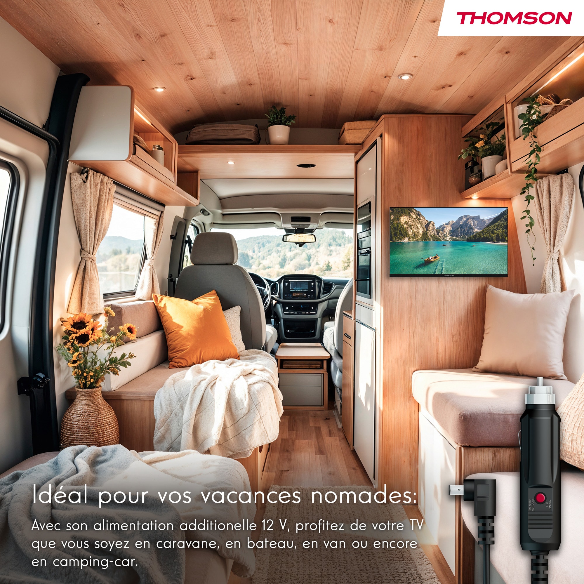 TV LED 60 cm THOMSON Google TV 60 Hz 24" - 24HG2S15CW