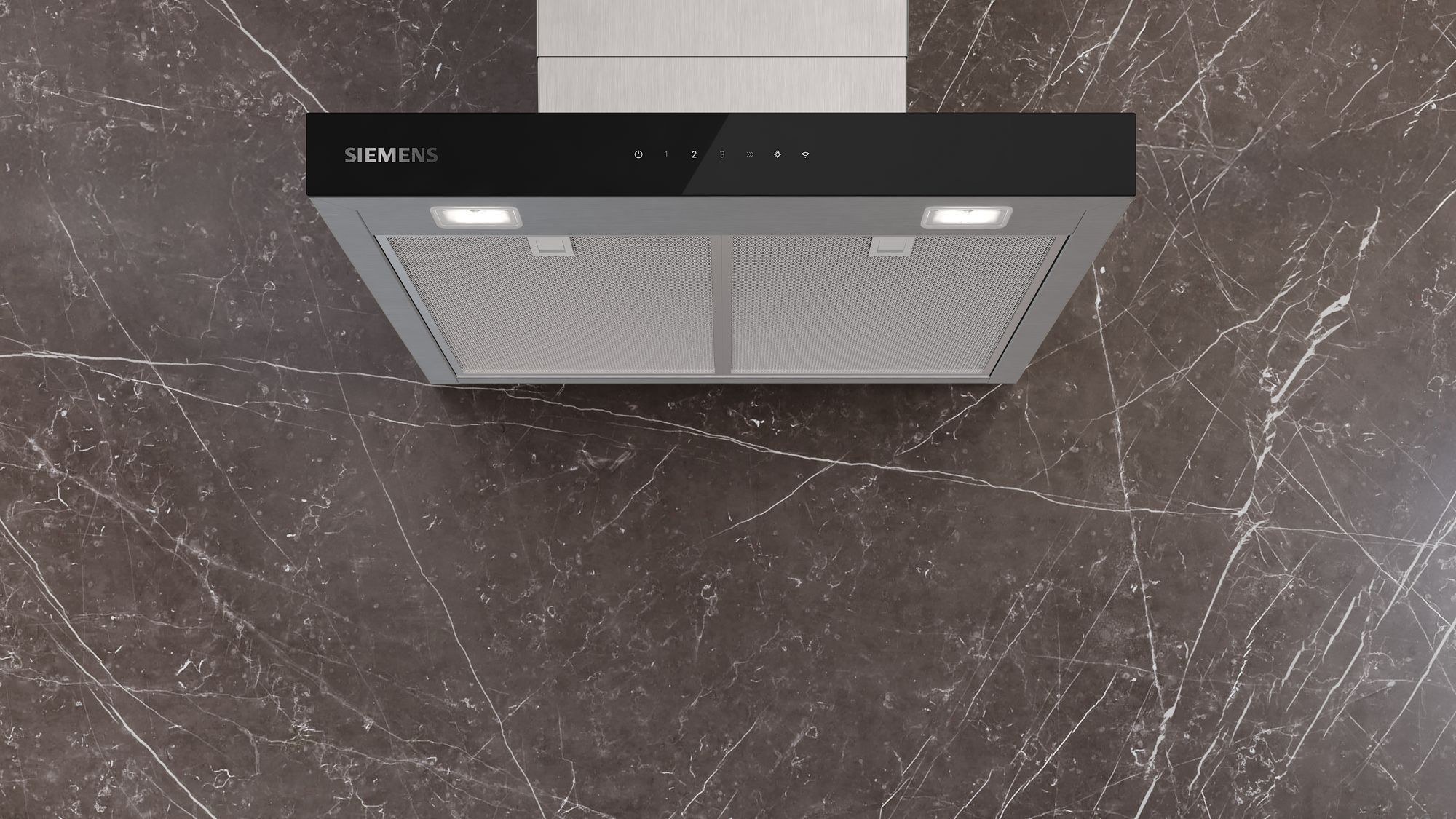 Hotte decorative murale SIEMENS 60cm 73dB Inox - LC67BDN30