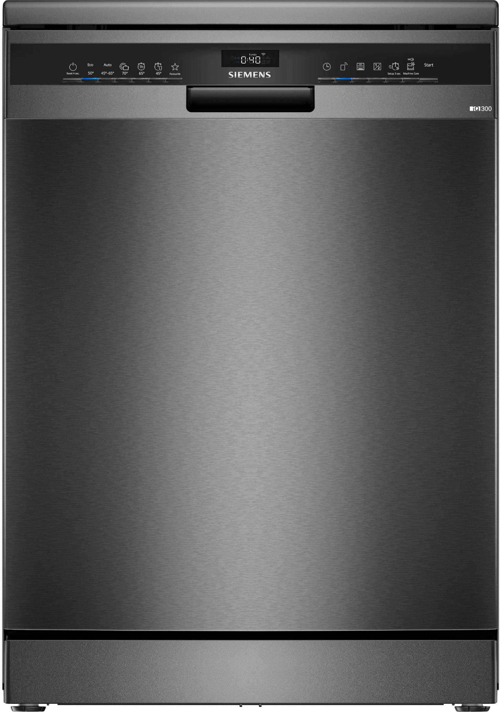 Lave vaisselle 60 cm SIEMENS iQ300 Home Connect 14 couverts BlackSteel - SN23EC03ME Lave vaisselle 60 cm SIEMENS iQ300 Home Connect 14 couverts BlackSteel - SN23EC03ME