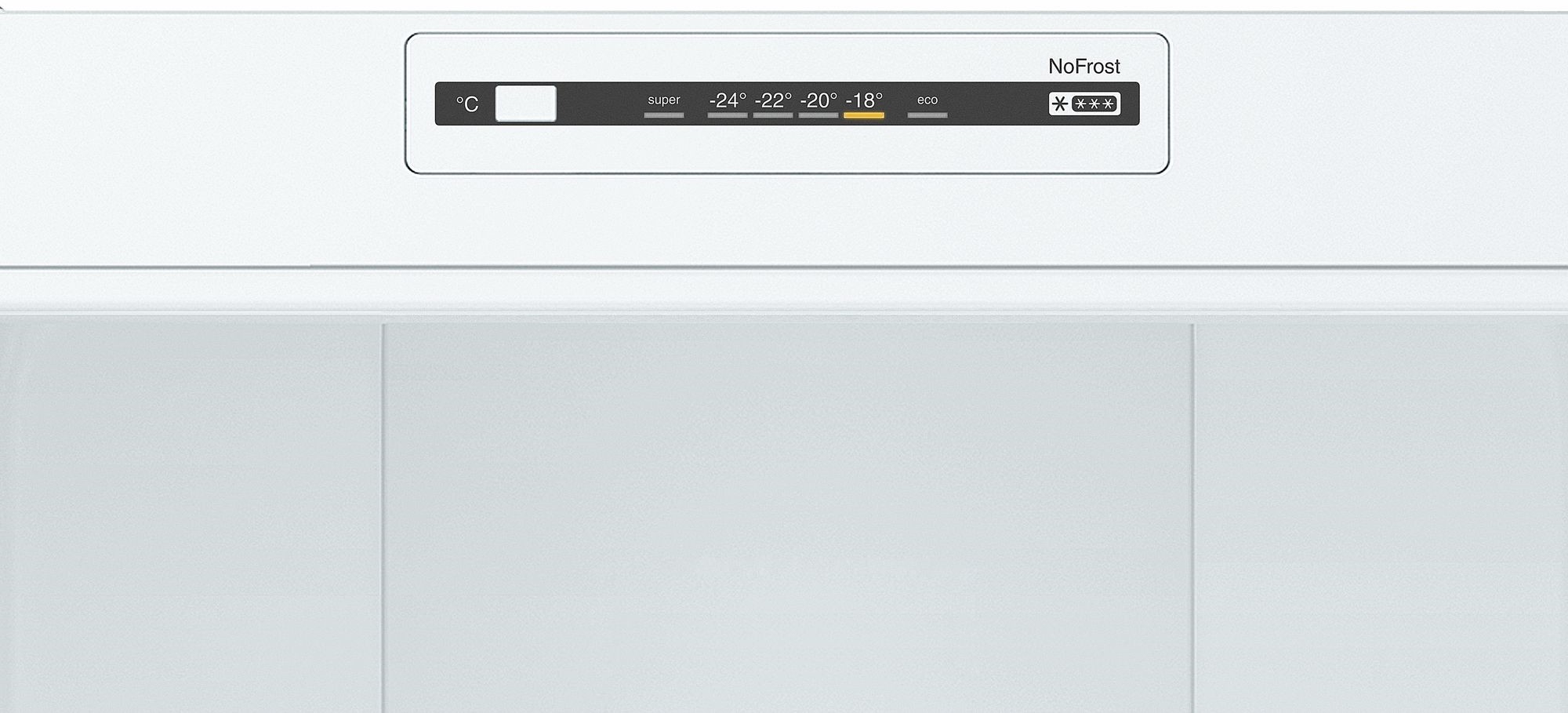 Réfrigérateur congélateur bas BOSCH Série 2 NoFrost MultiAirflow 302L Blanc - KGN36NWEA