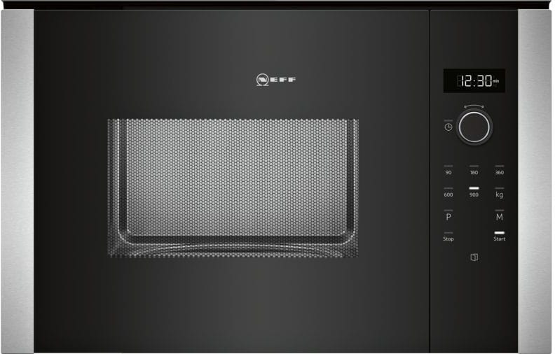 NEFF Micro ondes Encastrable N50 900W 25L Inox et Noir  HLAWD53N0