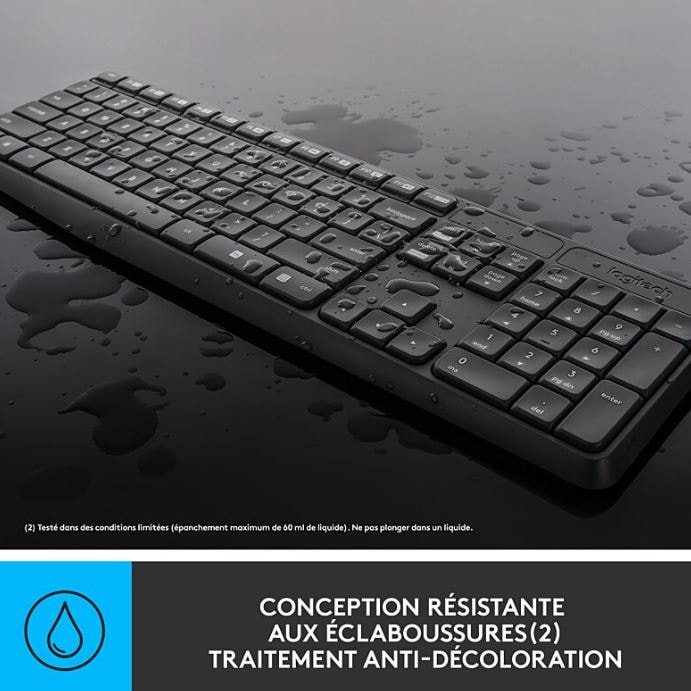 Clavier souris sans fil LOGITECH  - 920-007905
