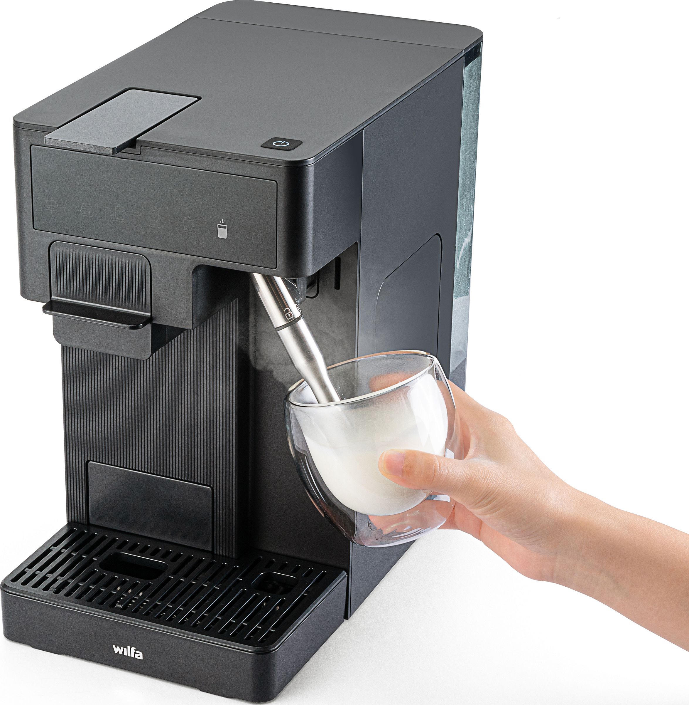 Cafetière à dosette WILFA Volo Multifonction 1.6L 1350W Buse vapeur - MMA1T-TCM20
