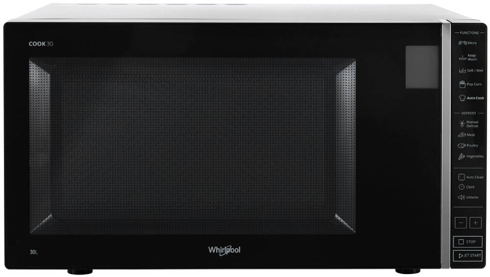 Micro ondes WHIRLPOOL 30L 900W Noir MWP301B