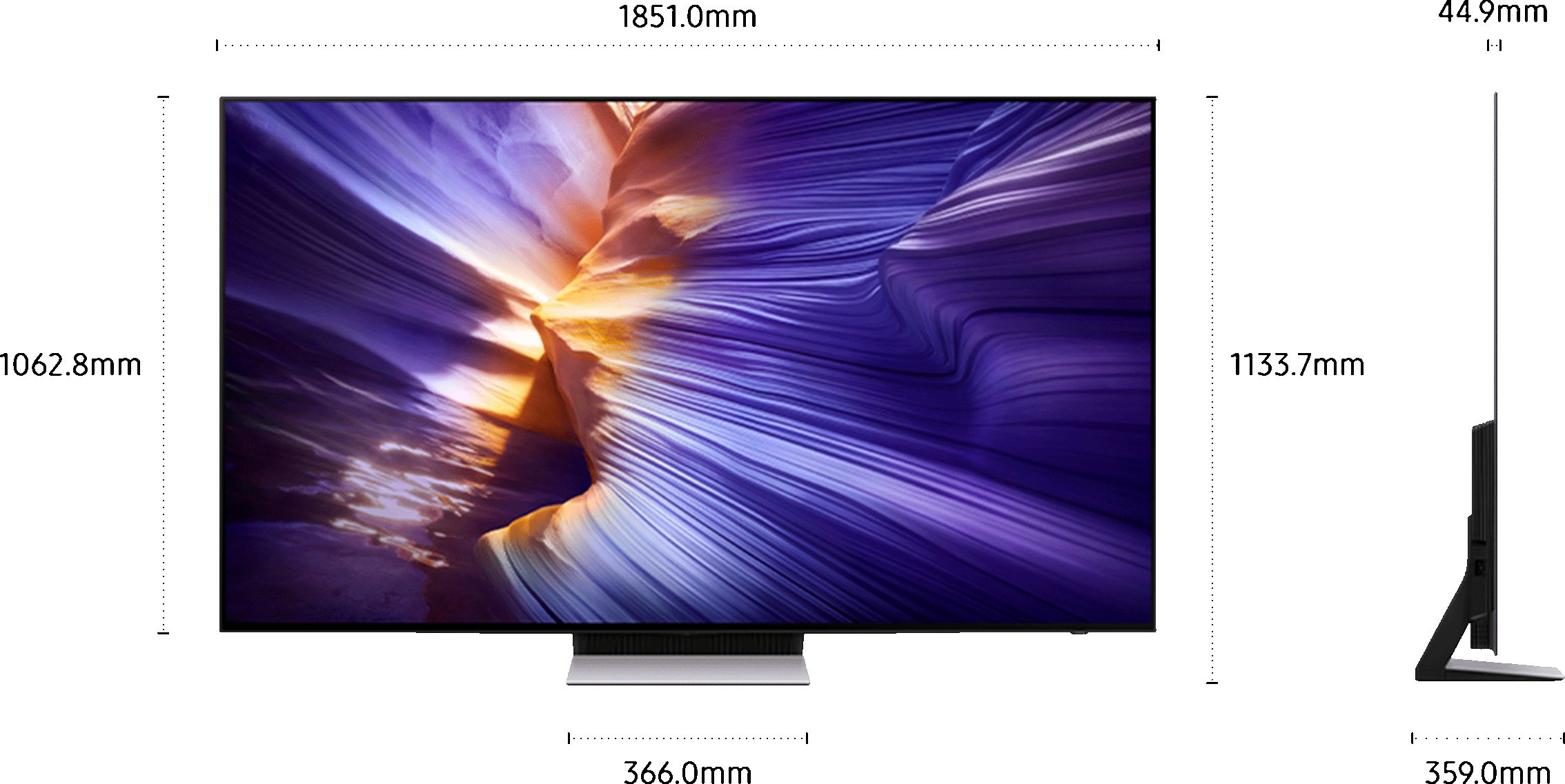TV OLED 4K 209 cm SAMSUNG 83" 4K 144Hz Noir - TQ83S90F