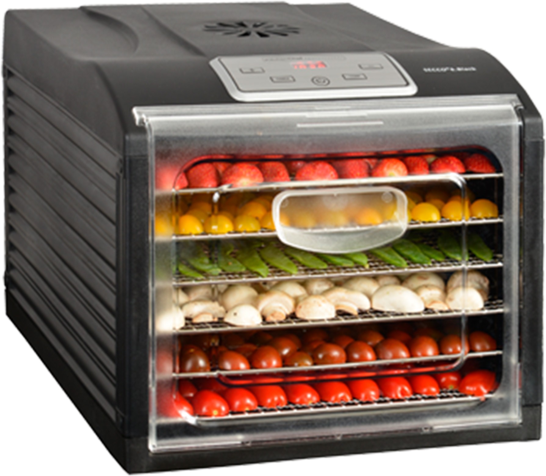 Déshydrateur de fruits KITCHEN CHEF 500W - SECCO6BLACK