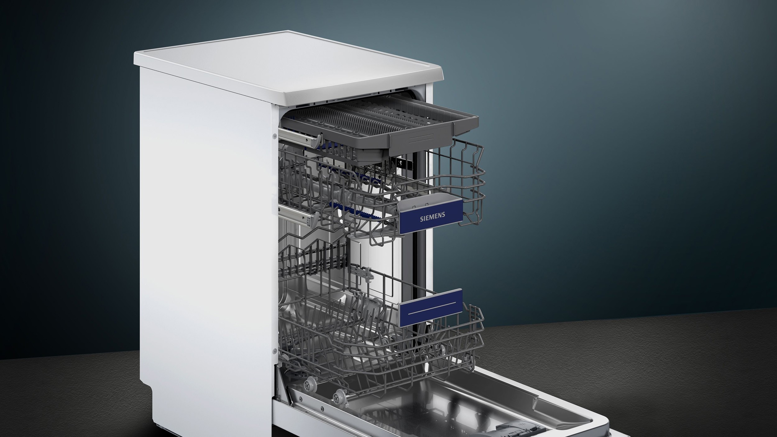 SIEMENS Lave vaisselle 45 cm iQ300 Home Connect 10 couverts - SR23EW24ME