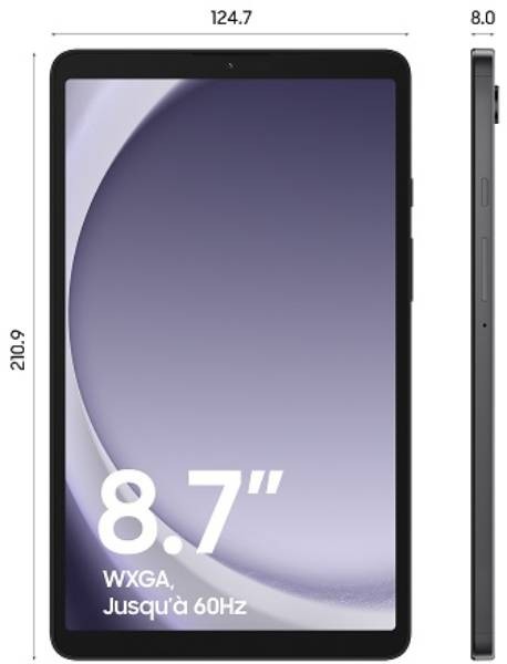 Tablette tactile SAMSUNG Galaxy Tab A9, WiFi, 128go, Gris - SM-X110NZAEEUB Tablette tactile SAMSUNG Galaxy Tab A9, WiFi, 128go, Gris - SM-X110NZAEEUB