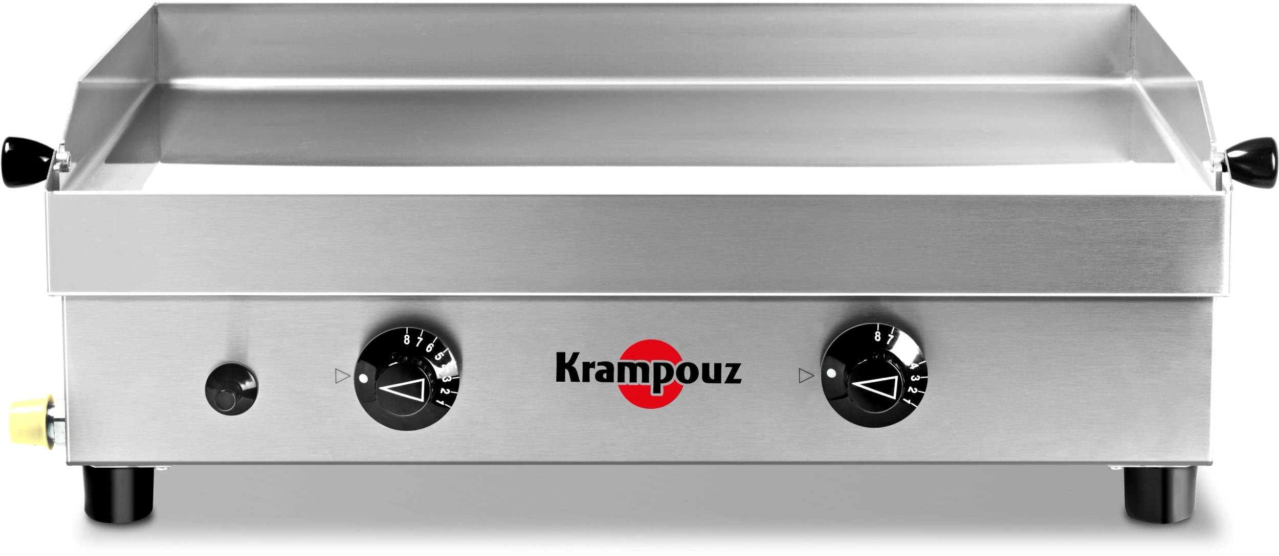 Plancha gaz KRAMPOUZ 54x34cm 6 personnes Acier inoxydable Inox PFSB2MA-KR