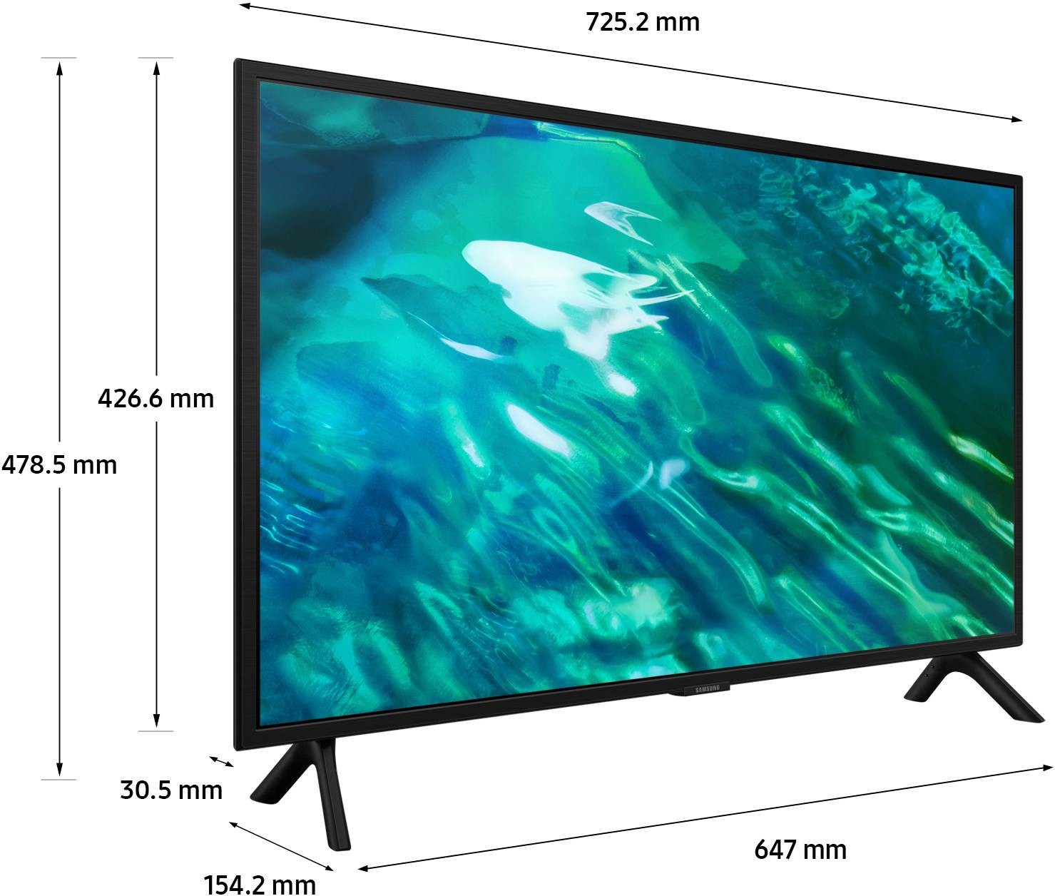 SAMSUNG TV QLED Full HD 80 cm 50 Hz 32" - TQ32Q50A