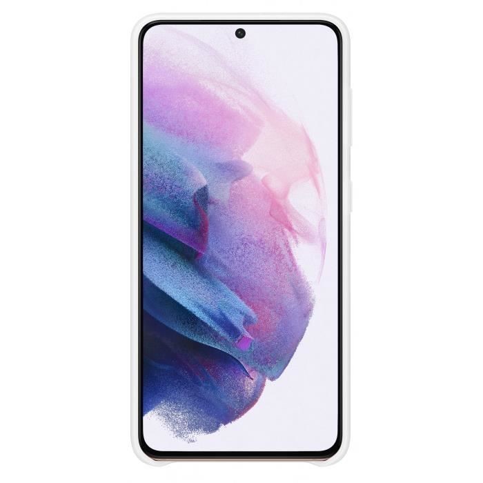 Coque smartphone SAMSUNG Galaxy S21 Smart LED Cover Blanche - EF-KG991CW