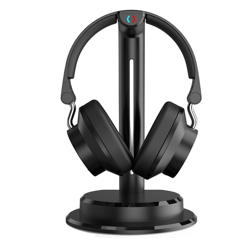 Casque sans fil CGV Arceau TV Station de charge 35h Noir PRELUDE3