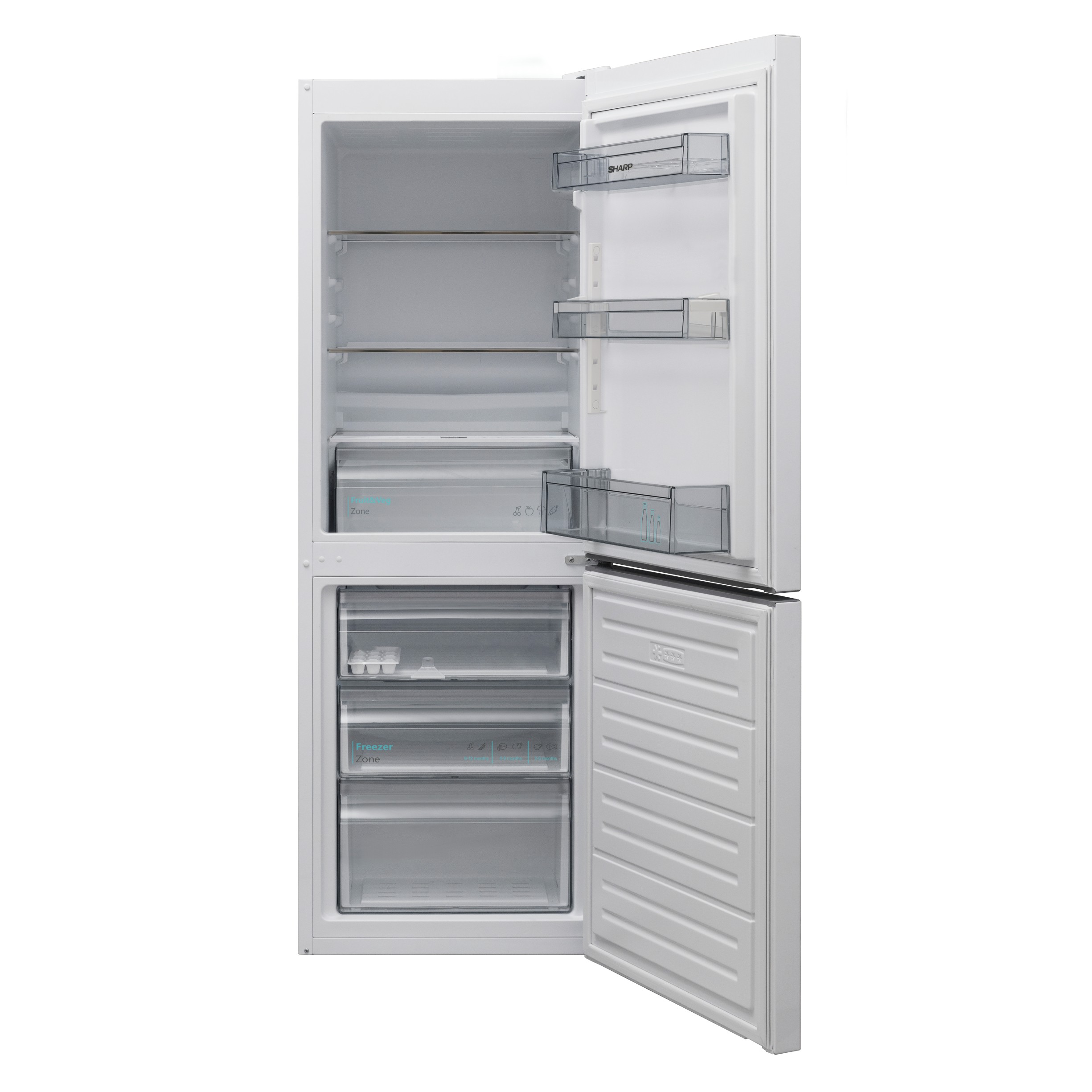 SHARP Réfrigérateur congélateur bas NanoFrost 230L Blanc - SJBB02DTXWF