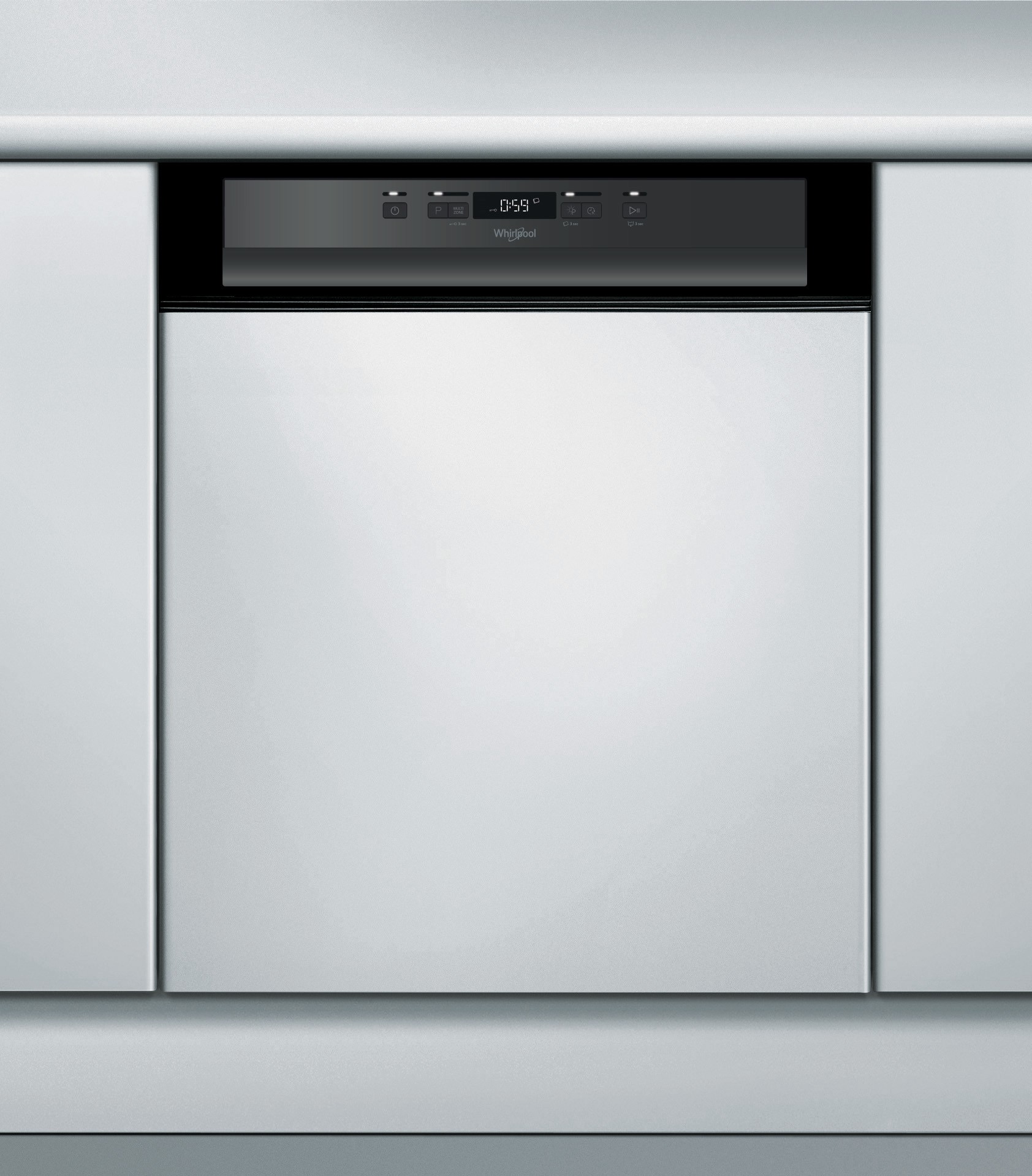 WHIRLPOOL Lave vaisselle integrable 60 cm 8 programmes 14 couverts 46dB  WBC3C26B