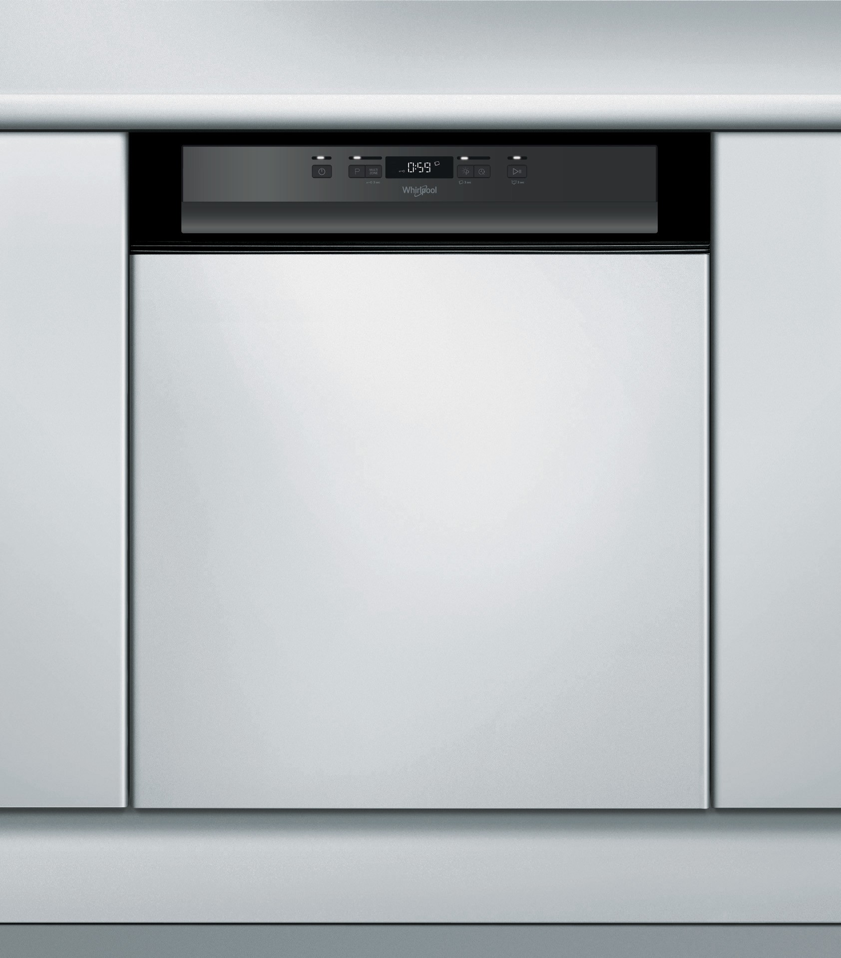 Lave vaisselle integrable 60 cm WHIRLPOOL 8 programmes 14 couverts 46dB - WBC3C26B Lave vaisselle integrable 60 cm WHIRLPOOL 8 programmes 14 couverts 46dB - WBC3C26B