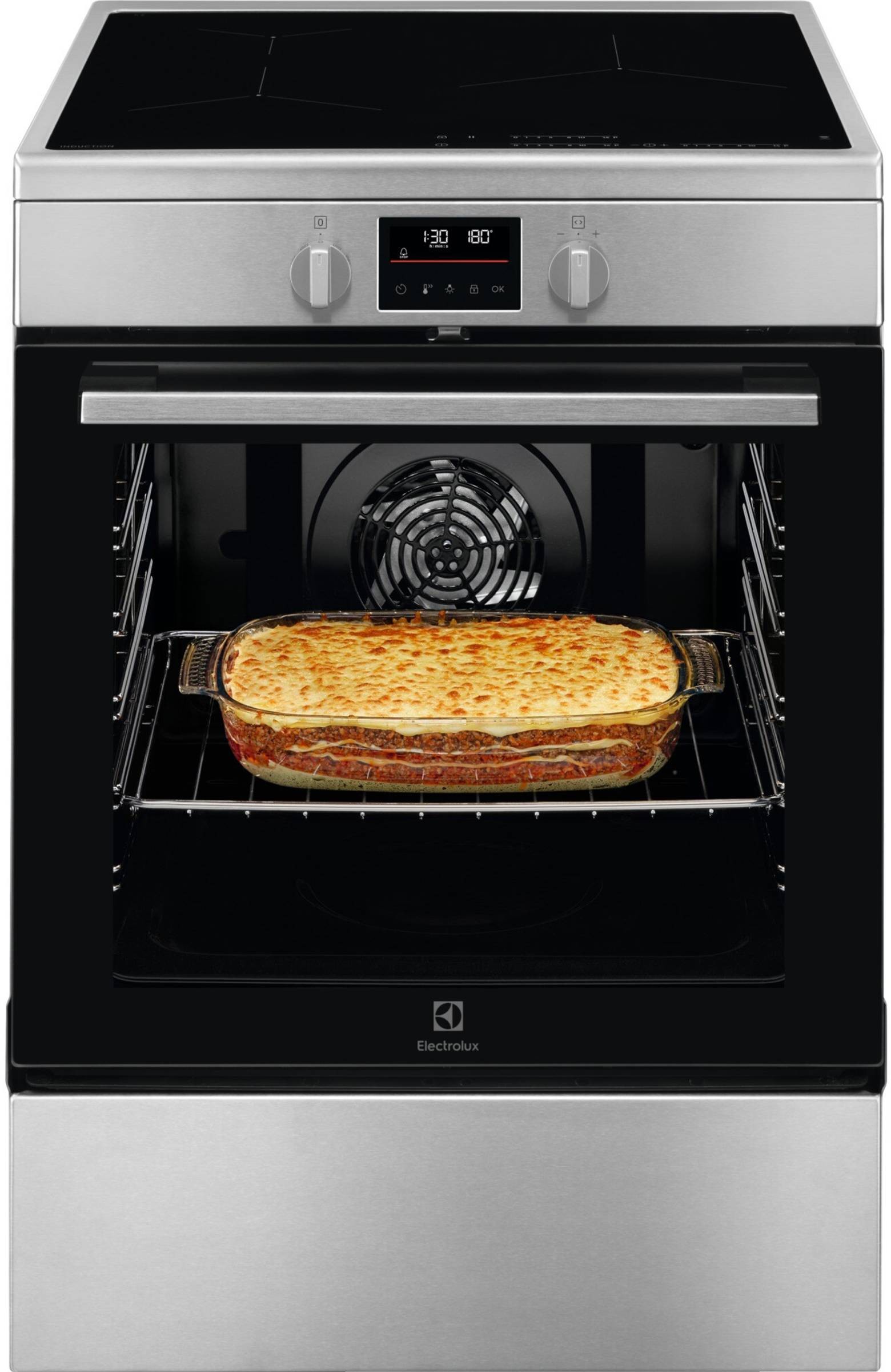 Cuisiniere induction ELECTROLUX  Série 500 SurroundCook Inox LKI64890BX
