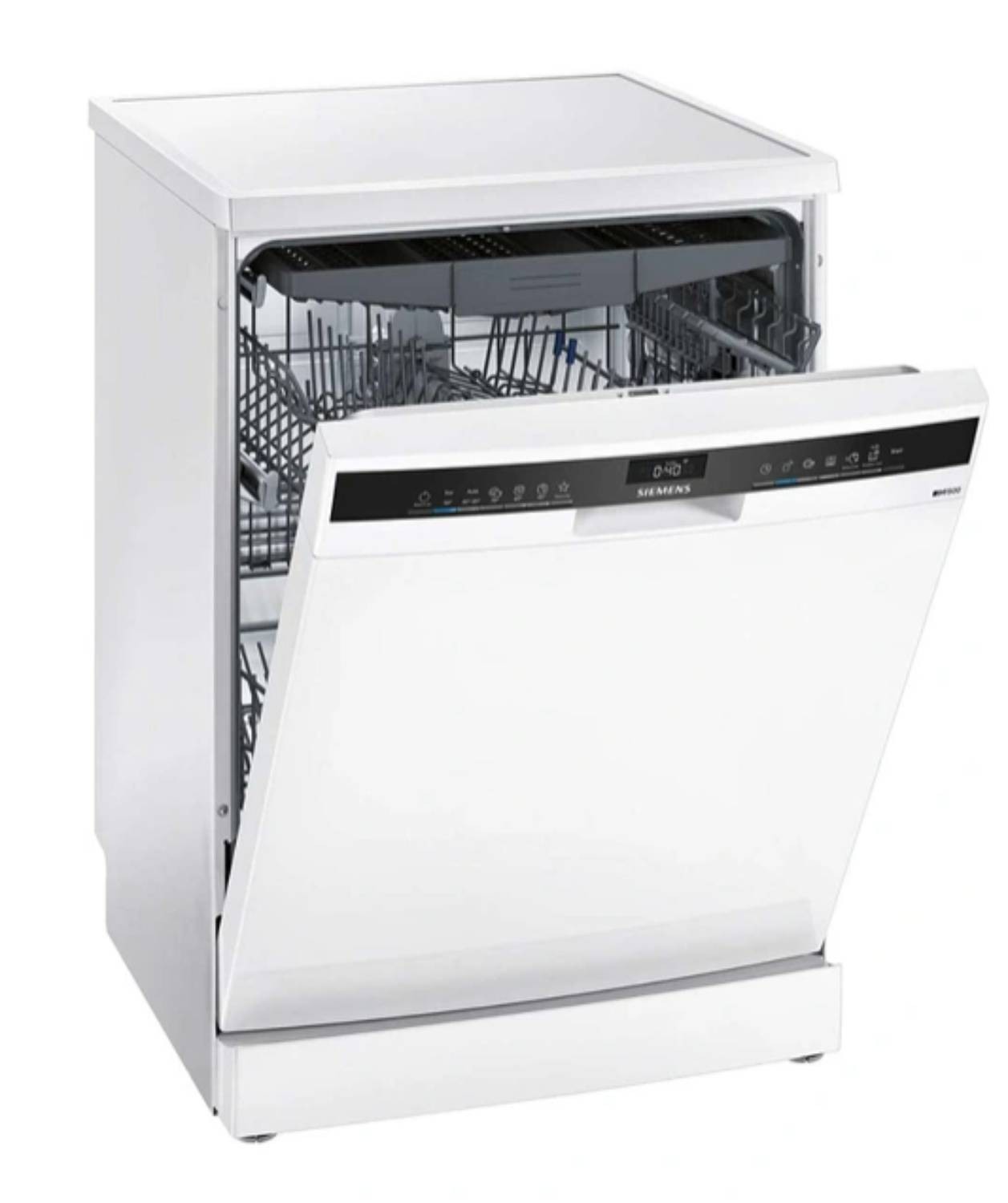 SIEMENS Lave vaisselle 60 cm iQ500 Home Connect VarioSpeed Plus 14 couverts Blanc  SN25ZW00CE